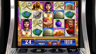 ROME & EGYPT Video Slot Casino Game with a "MEGA BIG WIN" RETRIGGERED FREE SPIN BONUS