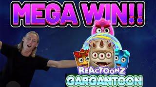 MEGA WIN!! REACTOONZ BIG WIN -  Online Slots from Casinodaddy LIVE STREAM