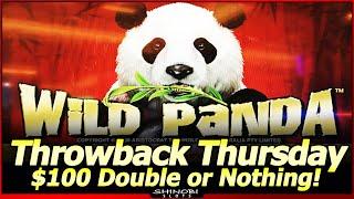 Wild Panda Slot Machine - $100 Double or Nothing Throwback Thursday Live Play and Bonus!