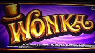 Wonka 3 Reel Slot Machine – Free Spin Bonus – Max Bet - Catch of the Day!