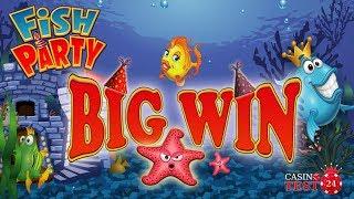 BIG WIN on Fish Party - Microgaming Slot - 2,70€ BET!