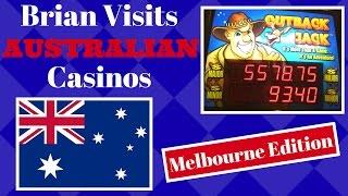 Brian visits AUSTRALIAN Casino •MELBOURNE Edition • Slot Machine Pokies at The Crown in Melbourne
