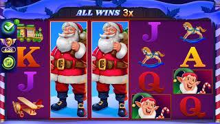 CHRISTMAS MAGIC Video Slot Casino Game with a "BIG WIN" FREE SPIN BONUS