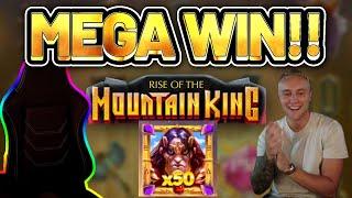 MEGA WIN! MOUNTAIN KING BIG WIN -  Casino Slots from Casinodaddy LIVE STREAM