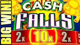⋆ Slots ⋆BIG WIN! A 10X MULTIPLIER!?⋆ Slots ⋆⋆ Slots ⋆ FINALLY REDEMPTION! CASH FALLS Slot Machine (SG)