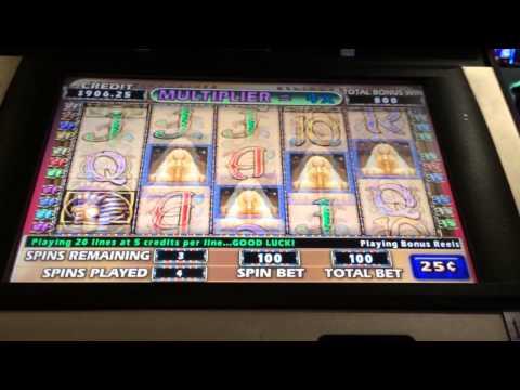Cleopatra II $25 bet bonus win with live play
