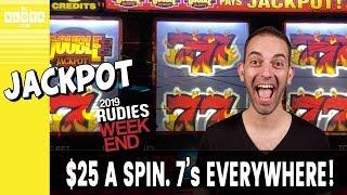 ❼ $25/Spin JACKPOT WIN ❼ Sevens EVERYWHERE (S. 27 • Ep. 4)
