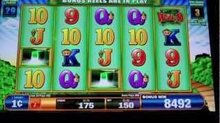 Bally - Emerald Falls Slot Bonus Feature (w retriggers) - Harrah's Casino - Chester, PA