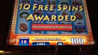 Zeus Slot Machine ~ Free Spin Bonus Fail! • DJ BIZICK'S SLOT CHANNEL
