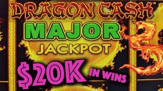 ⋆ Slots ⋆3 MASSIVE HANDPAY JACKPOTS⋆ Slots ⋆ Over $20k on Dragon Cash Game! Part 2