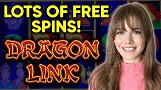 LOTS OF FREE SPINS! Dragon Link Slot Machine!