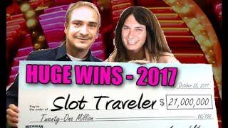 • IMPRESSIVE WINS • HUGE Slot Machine Bonus • Best of 2017! Buffalo Gold & More!  • Slot Traveler