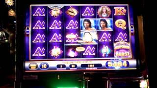 Slot line hit  win on Lone Wolf at Revel Casino