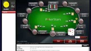 PokerSchoolOnline Live Training Video:" Live Microstake Turbo 180s #2"( 05/04/2012) ChewMe1