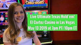 Live Ultimate Texas Hold’em from the El Cortez in DTLV!