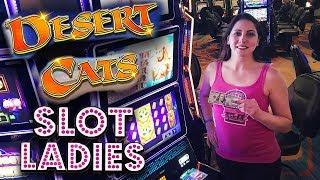 •LAST MINUTE WIN! •Melissa Takes on Desert Cats! | Slot Ladies