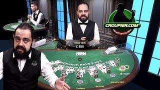 ONLINE BLACKJACK DEALER CEZAR vs £2,000 HIGH STAKES! £150 MINIMUM BETS at Mr Green Live Casino!