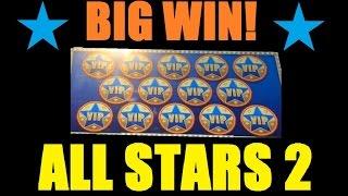 ★ BIG SLOT MACHINE WIN! ALL STARS II & WICKED WINNINGS 2! Slot Machine Bonus! ~Aristocrat (DProxima)