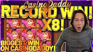 RECORD WIN! Peking Luck Big win - HUGE WIN from Casinodaddy LIVE STREAM