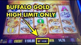 Buffalo Gold BIG BET Collection (only high limit bets and bonus wins)