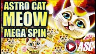 •ASTRO CAT MEGA SPIN!• W/ CRAZY MONEY (INCREDIBLE TECHNOLOGIES) Slot Machine Bonus