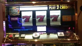 High Limit Slot Machine Jackpot - $25 Wheel of Fortune