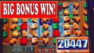 ** BIG BONUS CITY WIN!!!** "MONOPOLY" Slot Machine Bonus Video