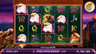 SUPER STAMPEDE Video Slot Casino Game with a BIG WHITE BUFFALO FREE SPIN BONUS