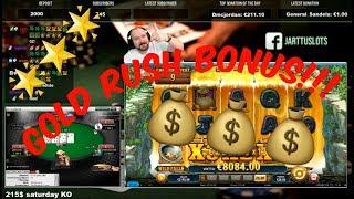 Big Bet!! Gold Rush Bonus!! Mega Big Win From Wild Falls!!
