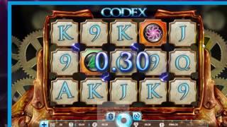 Codex - new slot by Leander, excellent game! Dunover tries.
