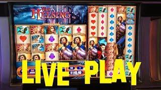 Ven Helsing live play 5 cent denom $12.50 per spin  WMS slot Machine