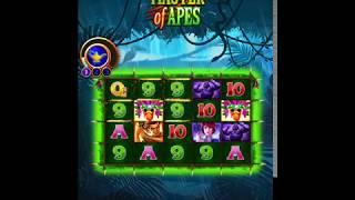 MASTER OF APES  Video Slot Casino Game with a FREE SPIN BONUS