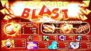 Treasure Blast Slot Bonus - Free Spins Nice Win