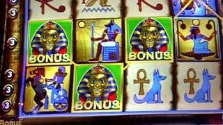 Pharaoh's Fortune Re-Trigger BONUS !!! 5c IGT Video Slots