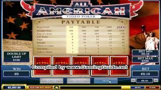 Europa Casino All American Video Poker