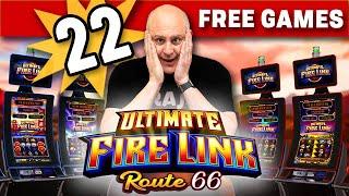 ★ Slots ★ 22 FREE GAMES + HANDPAY ★ Slots ★ Ultimate Fire Link Route 66 SLOT ACTION