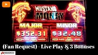 ( Fan Request ) Ainsworth - Mustang Money : Live Play & 3 Bonuses