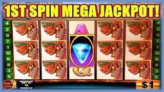 WE DID IT FIRST SPIN MEGA JACKPOT HANDPAY! HIGH LIMIT SLOTS