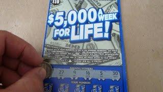 Money For Life! - $10 Illinois Instant Lottery TIcket