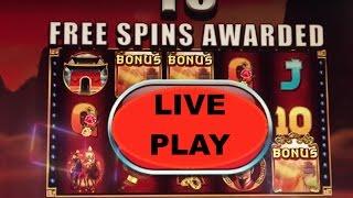 LIVE PLAY on Ming Guardian Slot Machine with Bonus