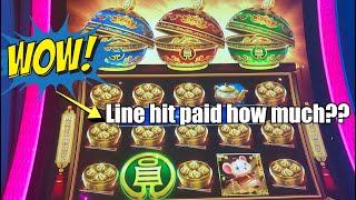 LINE HIT JACKPOT HANDPAY ON COIN COMBO + Big wins on Ultra Hot Mega Link