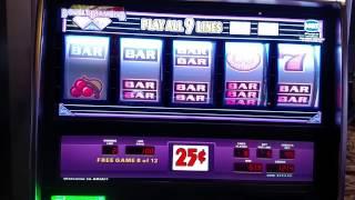 IGT Double Diamond Super Free Games Max Bet. $11.25 a spin