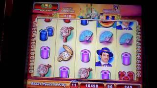 River Belle slot machine bonus win at Parx casino