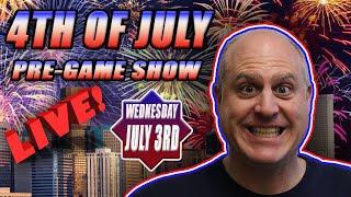 4th of July PRE-GAME Show! Early Independence Day SLOT JACKPOTS! •