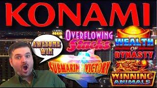 Konami Craziness! Slot Machine LIVE PLAY and BONUSES on Konami Slot Machines