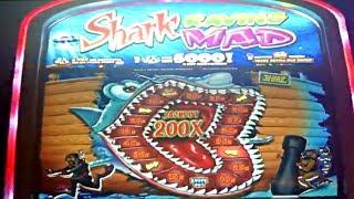 • SHARK MAD • WHEEL OF FORTUNE • $5 MAX BETS • LIVE PLAY • BONUS •