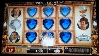 Titanic Slot Machine $4 Max Bet - Heart of the Ocean *BIG WIN* Bonus!