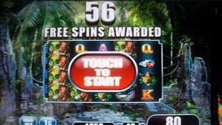 Exotic Treasures 56 FREE SPINS Bonus Round Win