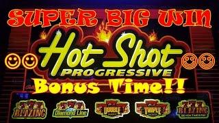 •SUPER BIG WIN•5c Bally's Hotshots • Slot Machine Bonus(One of my All-Time-Faves)