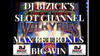~ $$ MAX BET ~ BONUS ~ BIG WIN $$ ~ Valkyries Slot Machine ~ MAX BET • DJ BIZICK'S SLOT CHANNEL
